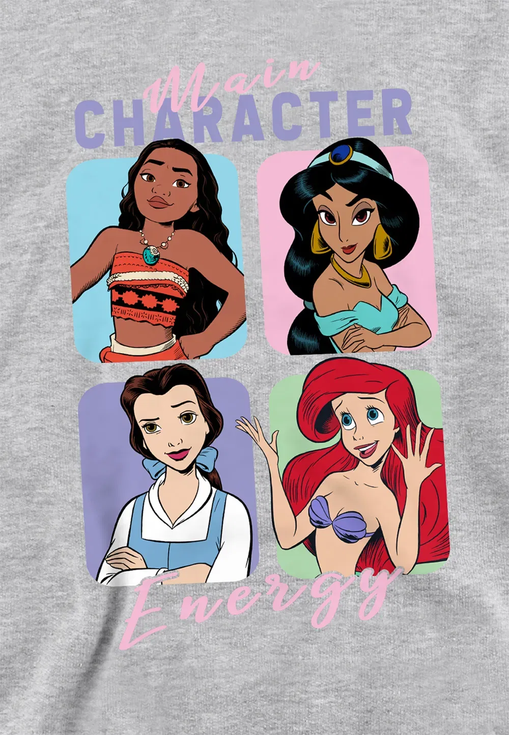 Детский худи Disney Main Character Energy Athletic Heather, серый — фото 2