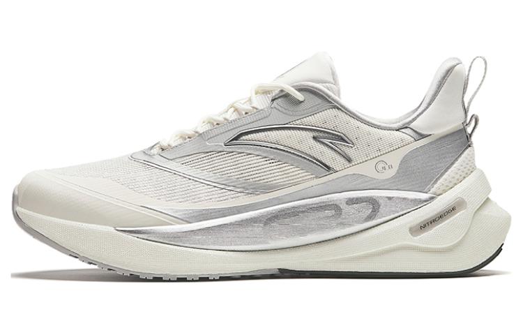 

Антишоковые, износостойкие низкие кроссовки для бега мужские White Silver