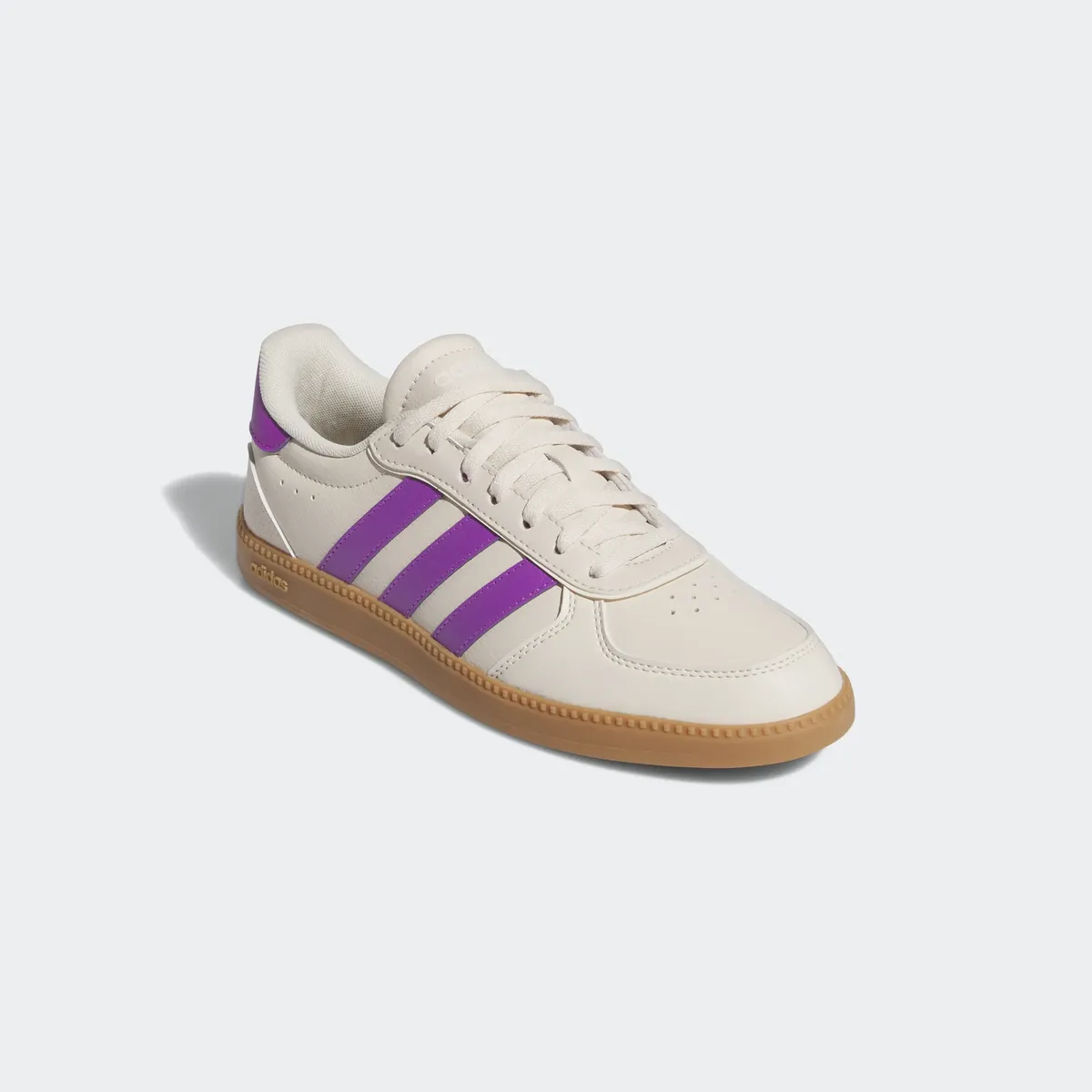 

Кроссовки Adidas Sportswear "BREAKNET SLEEK", цвет Halo Ivory / Purple Burst / Wonder White