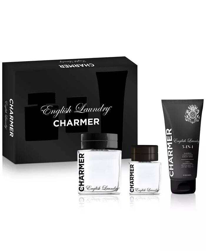 

Мужские 3 шт. Подарочный набор Charmer Eau de Parfum English Laundry