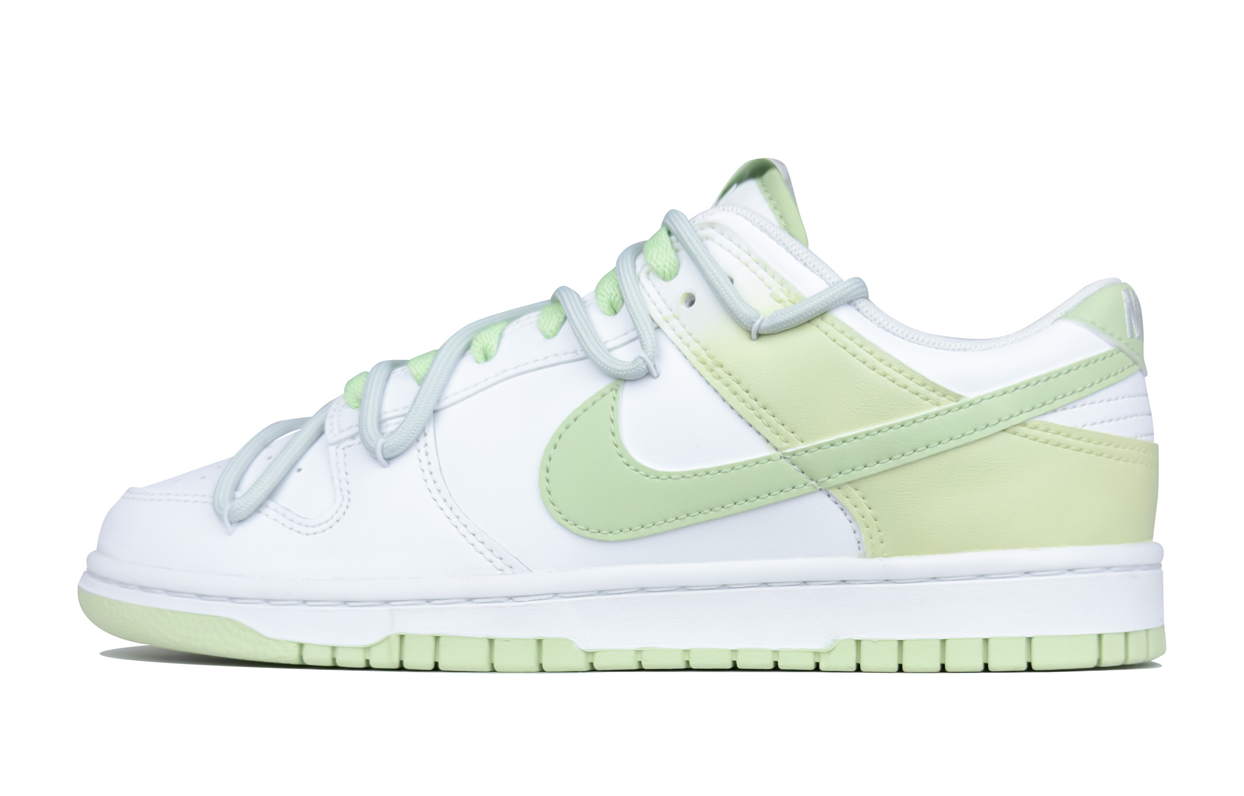 

Кроссовки Nike Dunk Skateboard Shoes Men Low-Top Green White, Зеленый, Кроссовки Nike Dunk Skateboard Shoes Men Low-Top Green White