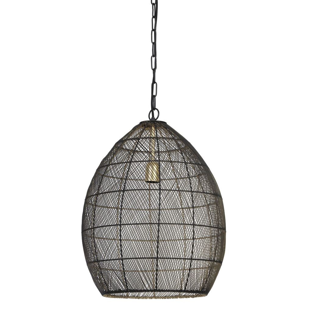 

Light & Living - Подвесной светильник Meya - 40x40x53 - черный