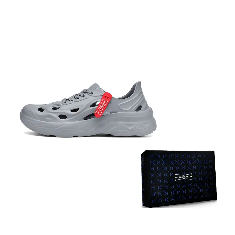 

MESUCA Летние мужские тапочки минималистичный стиль модные спортивные уличные клоги мужские коробка космический серый, цвет Space Gray