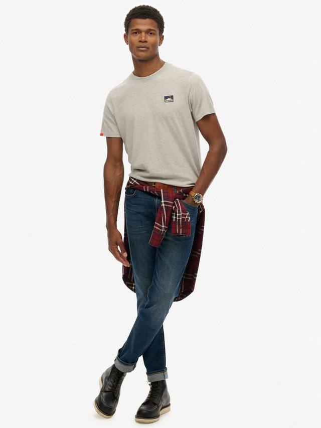 Футболка с круглым вырезом из хлопковой смеси Superdry — фото 3