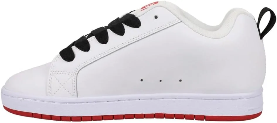 Мужские кроссовки DC Shoes Net Amazon Renewed, белый/черный/красный — фото 4