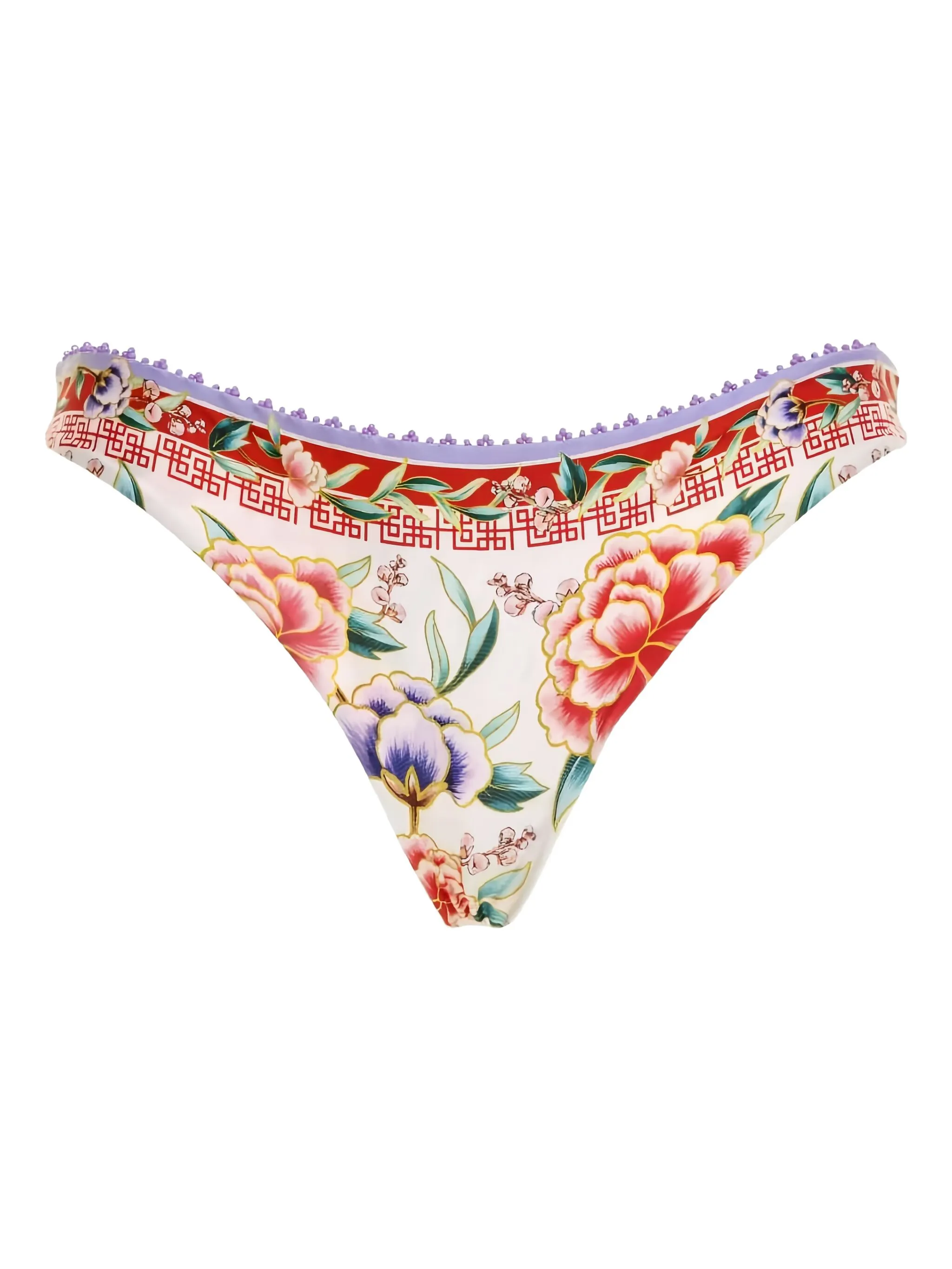 

Плавки бикини Lola с цветочным принтом Agua Bendita, белый