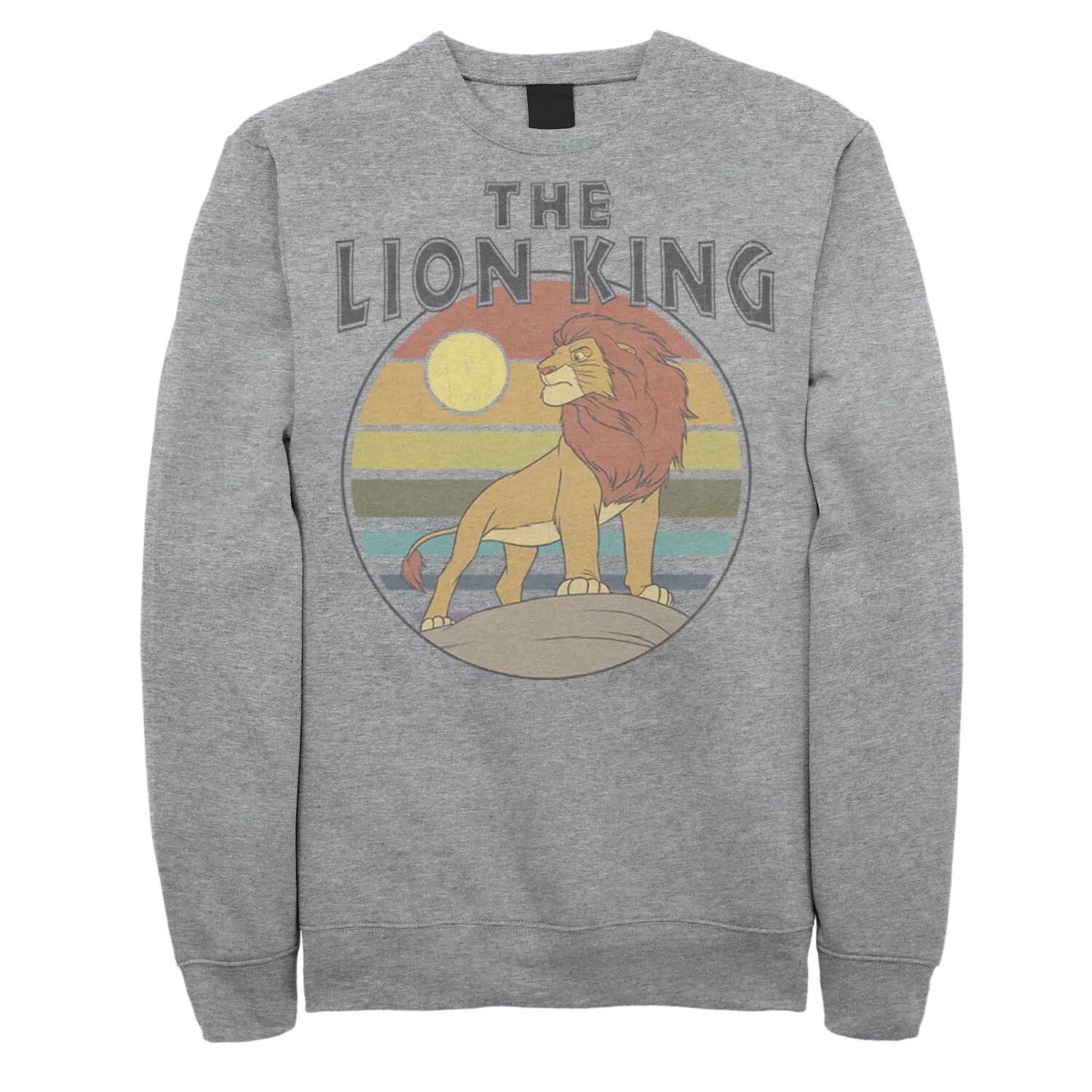 

Мужской свитшот Disney King Lion King Simba Sunset Licensed Character