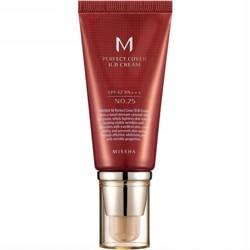 

Крем, Spf42, оттенок 25 «Теплый бежевый» Missha, M Perfect Cover, BB-