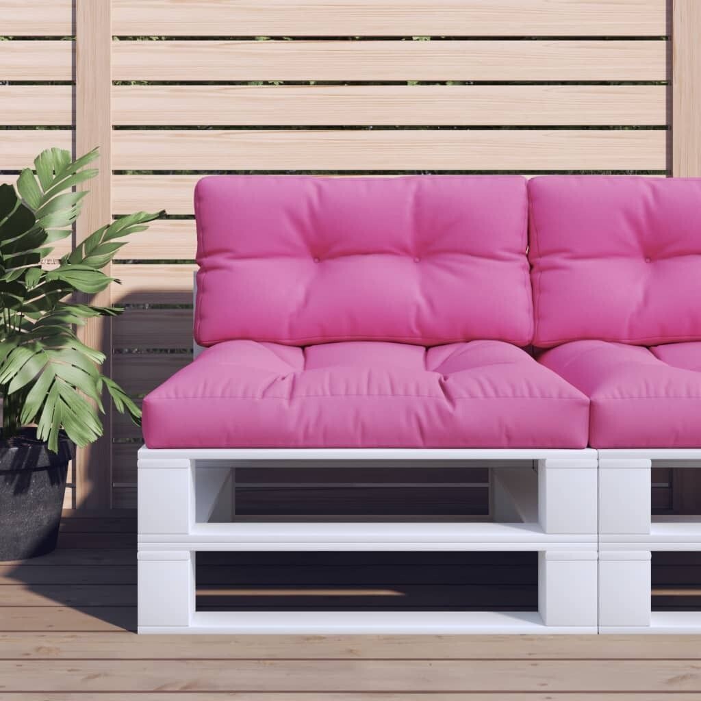 

Подушка-поддон 2 шт. Розовая ткань DKD HOME DECOR, черный