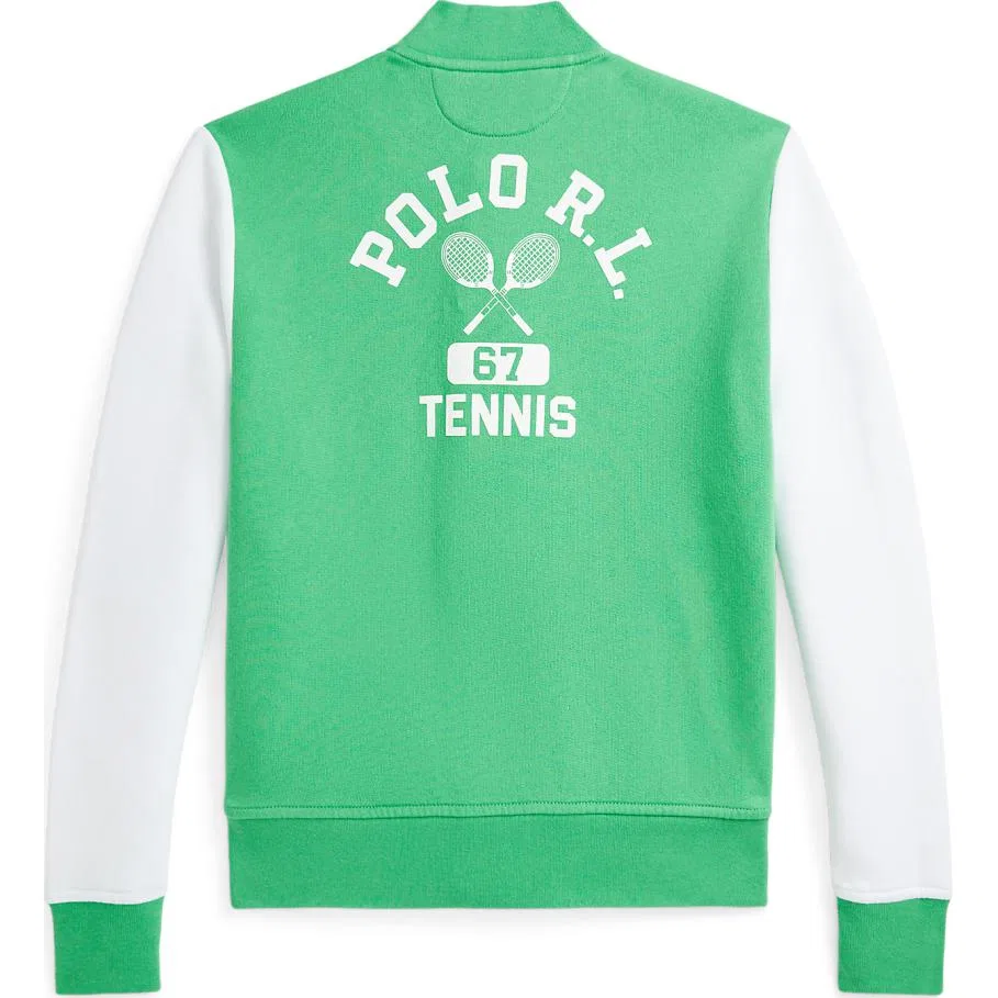 Бейсбольная куртка зеленая Polo Ralph Lauren Kids — фото 3