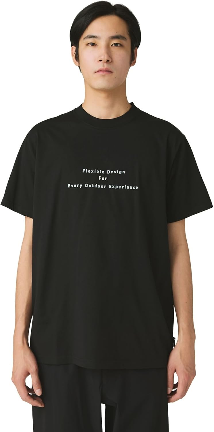 

Футболка Snow Peak TS-25AU004 с изображением кострища, с коротким рукавом, мужская, женская, черный