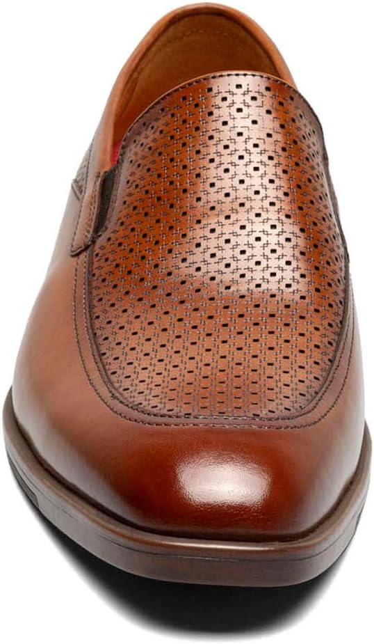 Мужские лоферы Stacy Adams Aiden Moc Toe без застежек, Cognac — фото 4