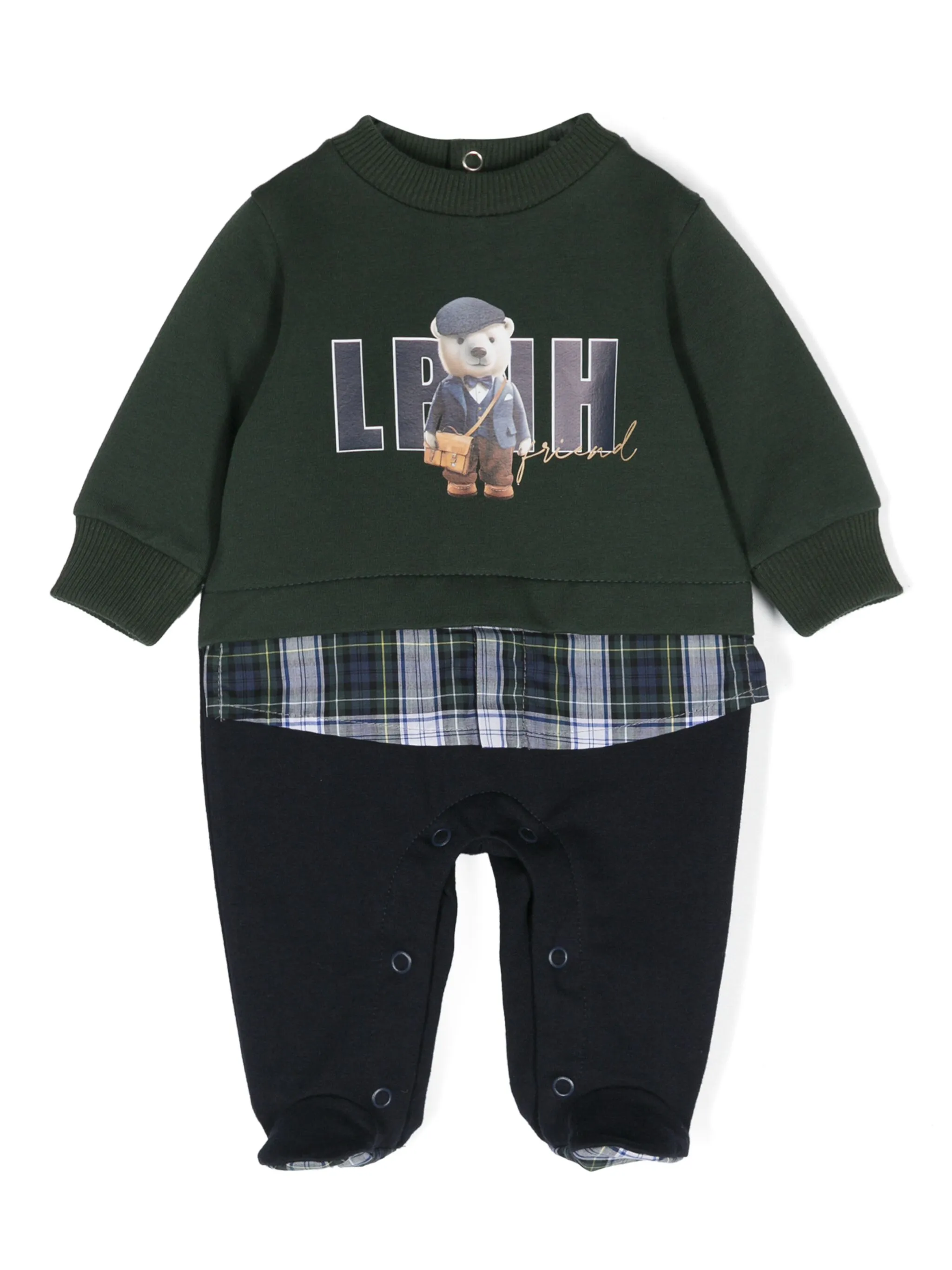 

Пижама с принтом Lapin House, зеленый