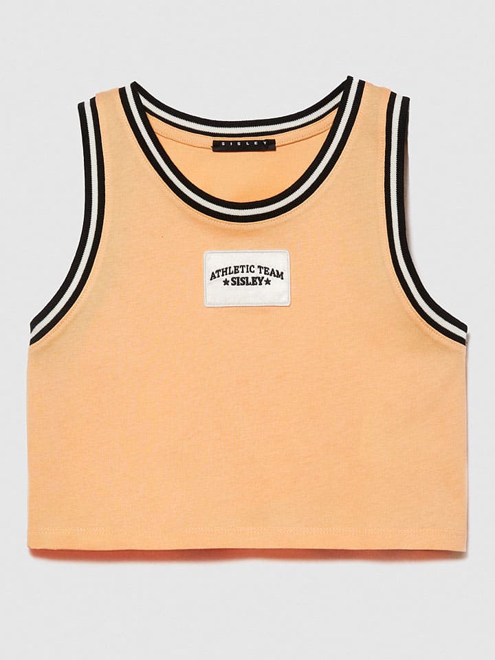 

Топ Sisley, оранжевый