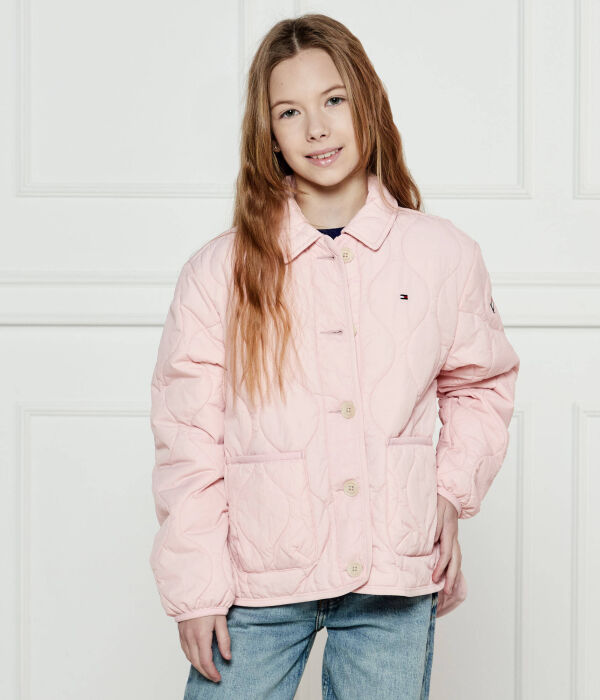 

Куртка Tommy Hilfiger Regular Fit, розовый