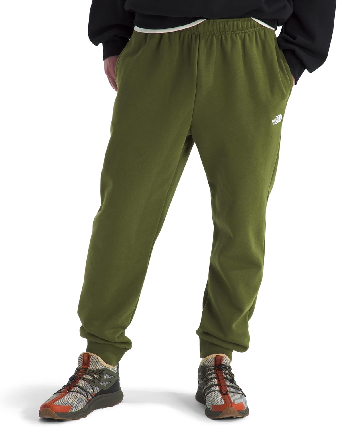 

The North Face мужские Evolution Simple Dome джоггеры | эластичный пояс с регулируемым шнурком, карманы, резинка на манжетах, Woodland Green