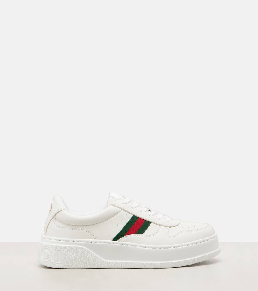 Новые массивные кожаные кроссовки B Gucci, G.White/Vrv/G.White — фото 4
