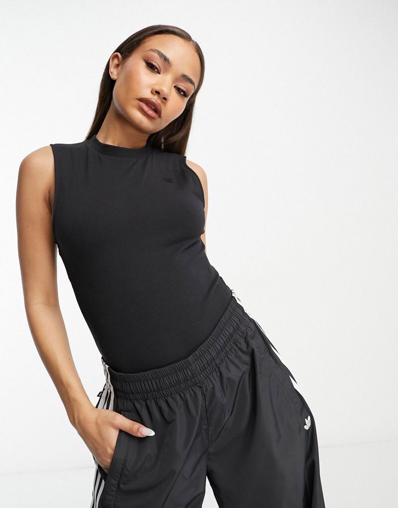 

Черное боди из джерси adidas Adicolor adidas