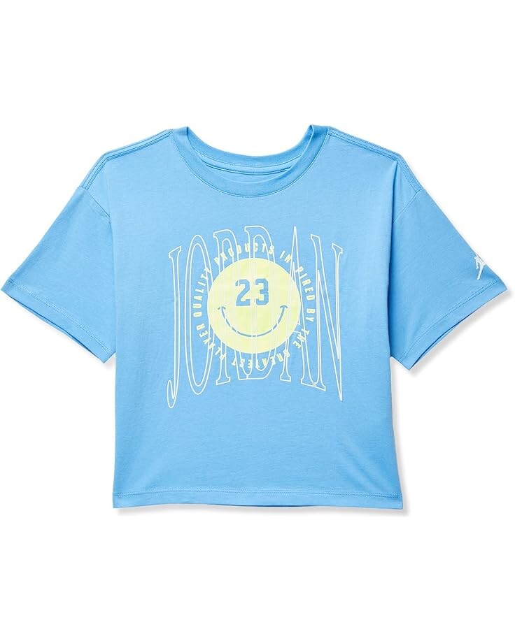 

Футболка Jordan Kids 23 Rise Up Short Sleeve Tee, цвет University Blue
