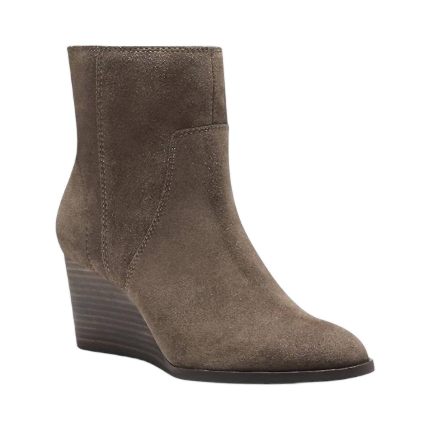 Женские ботильоны Wafael на танкетке из промасленной замши Lucky Brand, цвет canteen oiled suede