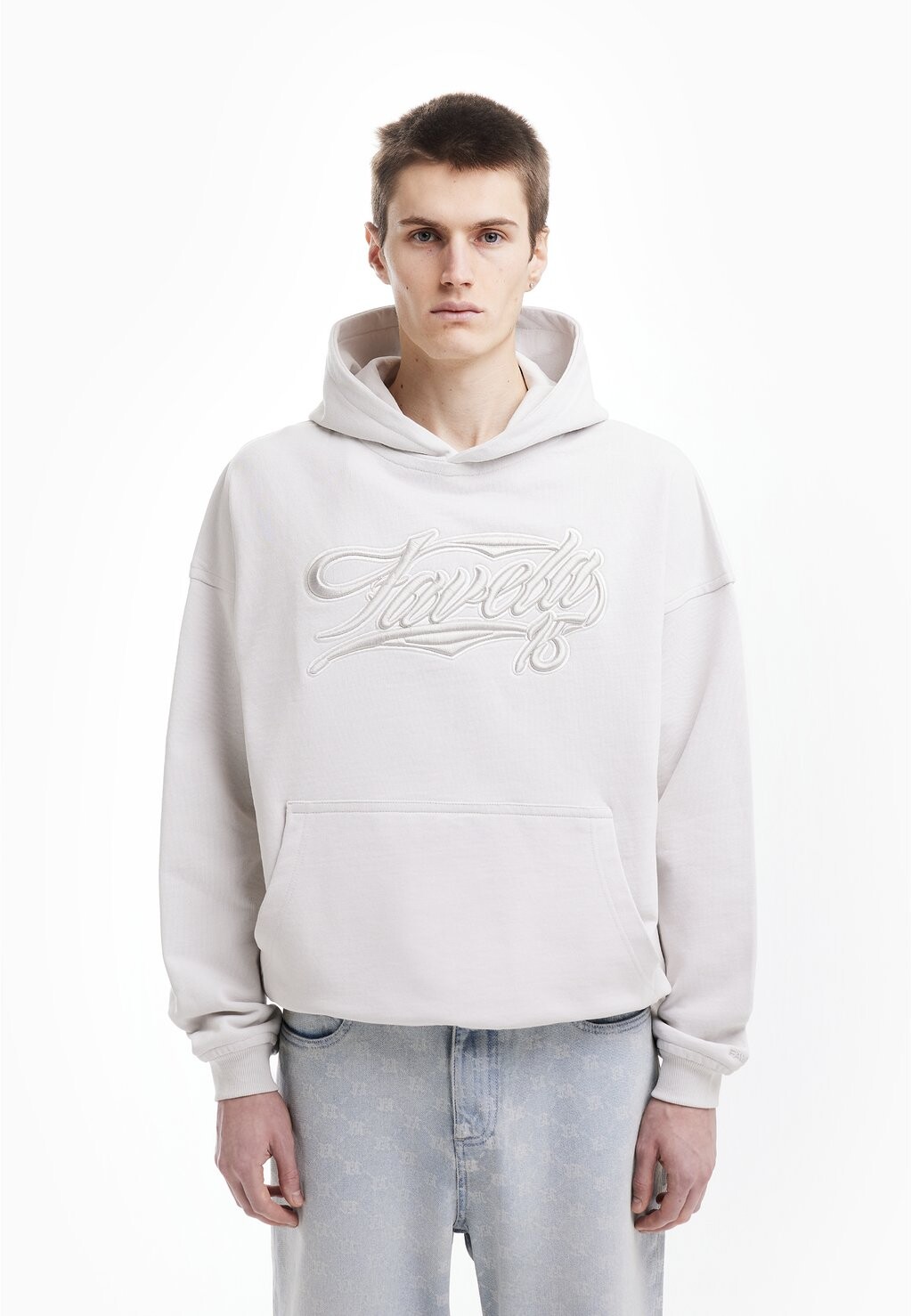 

Толстовка с капюшоном COLLEGE HOODIE UNISEX FAVELA, светло-серый