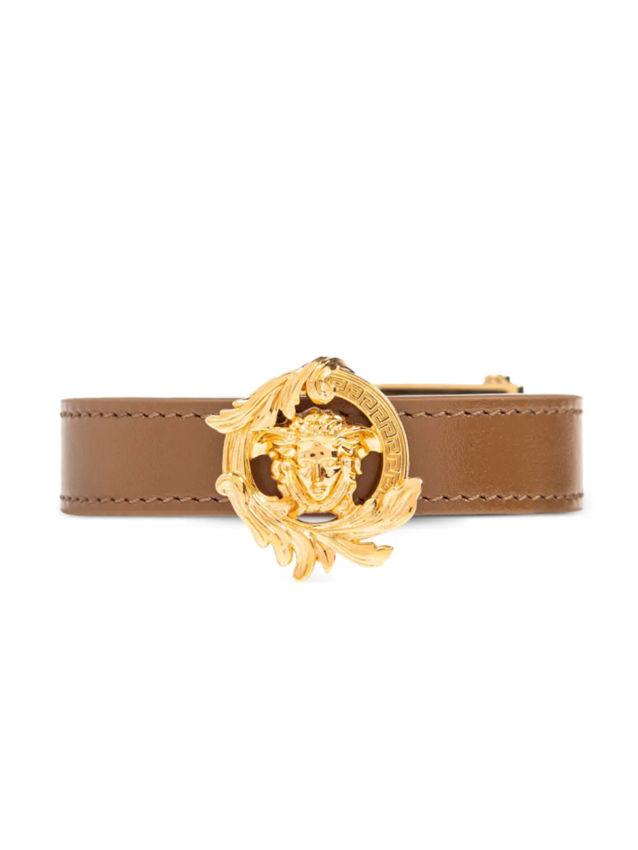 

Versace браслет с бляшкой Medusa, коричневый
