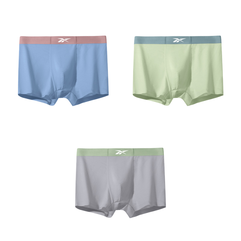 

Детские трусики Reebok, зеленый/коричневый/светло-серый/белый