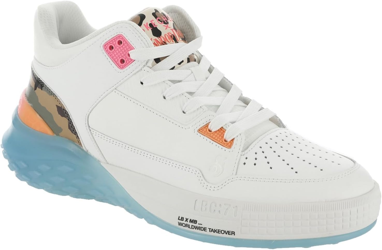 

Мужские кроссовки Skechers x Snoop Dogg Sizzle-Bombay Buckets, белый