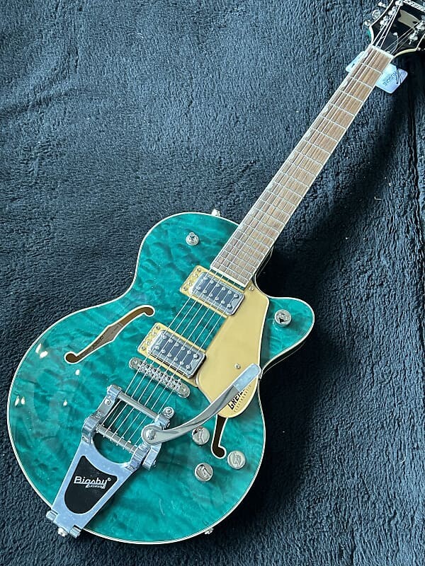 

Электрогитара Gretsch G5655T-QM Electromatic Center Block Jr. Mariana #CYGC22100315 7lbs 1 oz