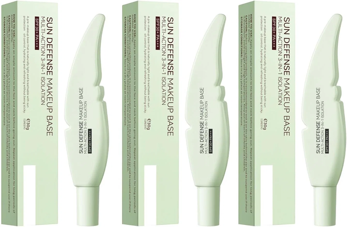 Солнцезащитный крем-консилер SPF 30+ Generic, зеленый (мятно-зеленый), 30 г