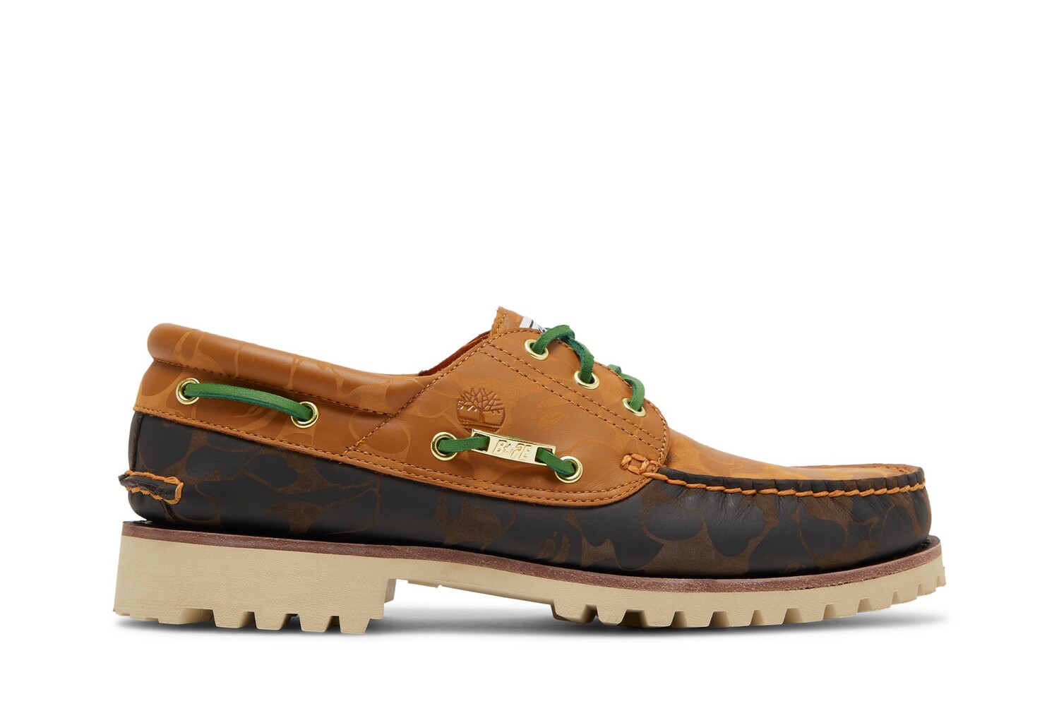 Ботинки Bape x Timberland 3-Eye Classic, желто-коричневый