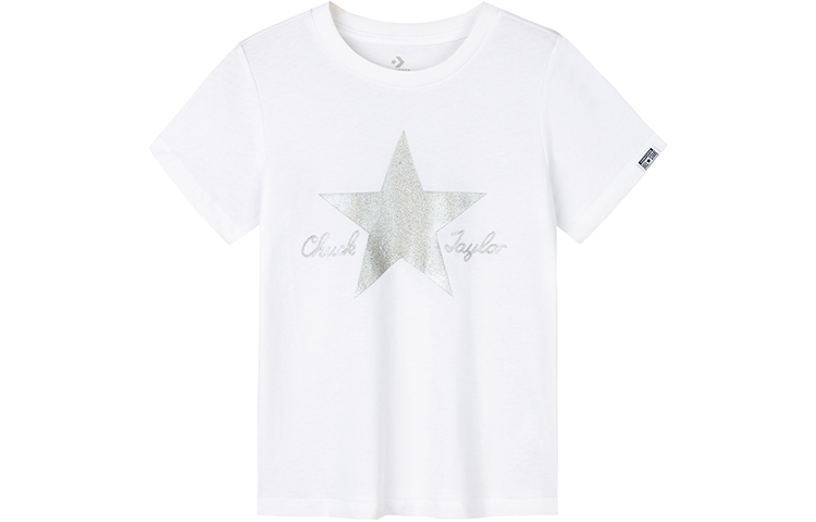 

Футболка для начальной школы Converse, Pure White