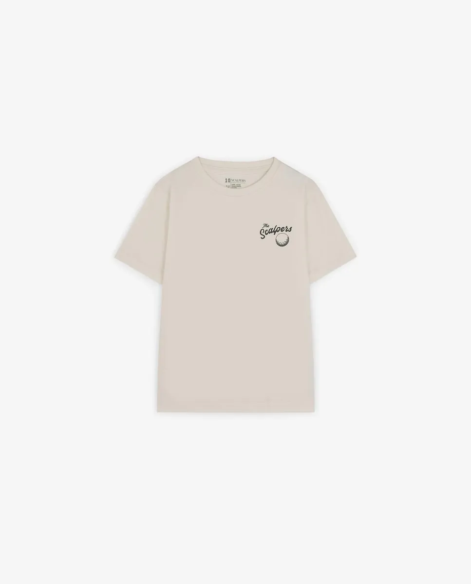 

Футболка для мальчика с коротким рукавом, обычного кроя Scalpers, белый