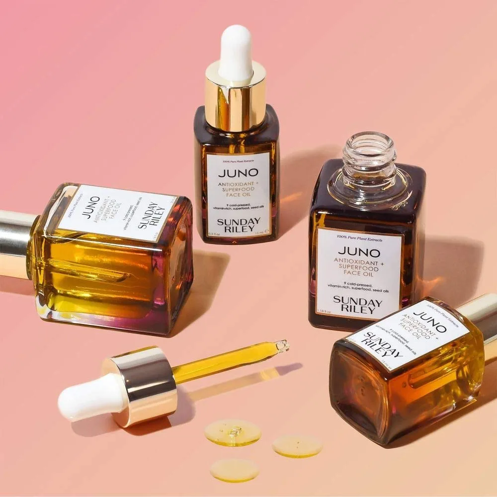Масло для лица Sunday Riley — Juno с антиоксидантами и суперфудами ( .), black, 14.8 мл — фото 4