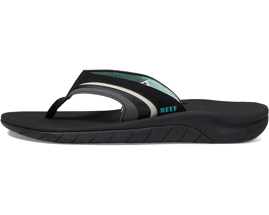 Сандалии Reef Girls Slap 3, цвет Black/Black/Aqua — фото 4