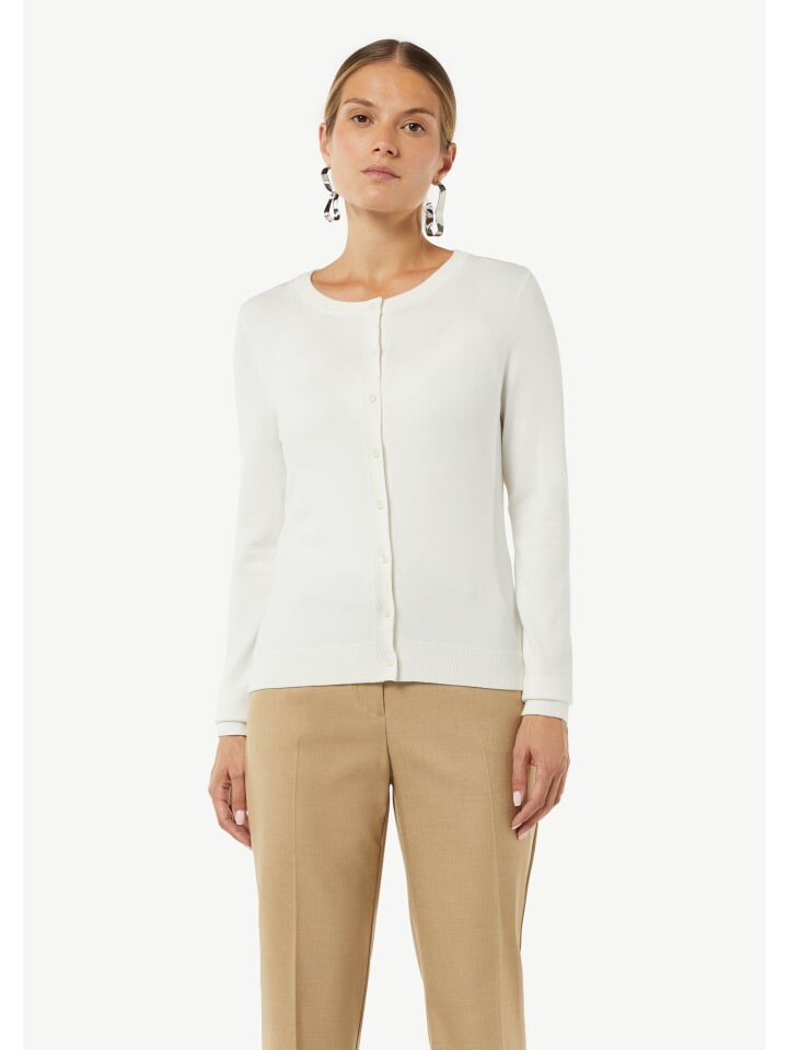 

Кардиган comma Strickjacke langarm, белый