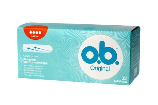 

Тампоны, 32 шт. O.B., Original Super
