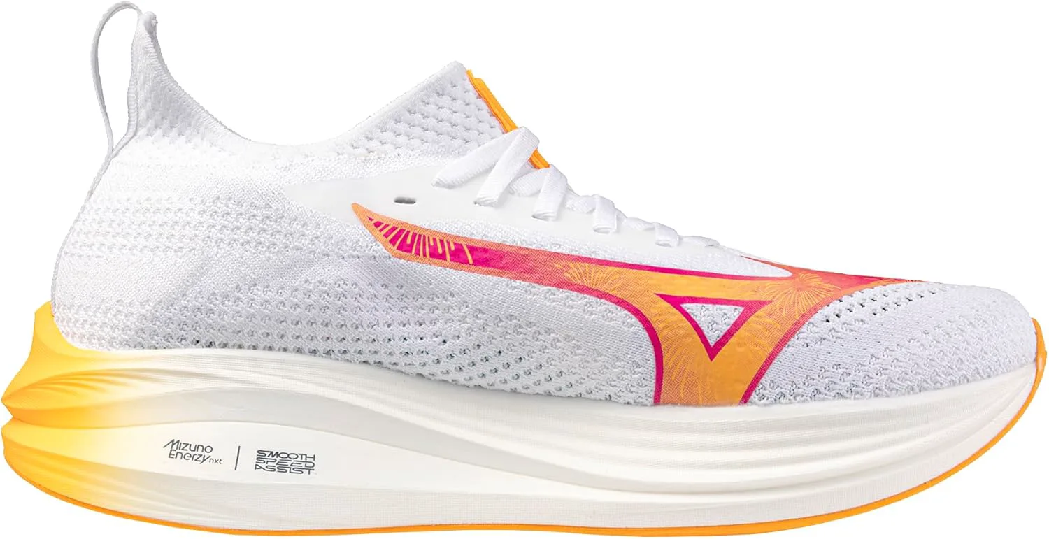 Кроссовки Mizuno Unisex-Adult Neo Zen Hanabi Pack для бега унисекс, белый/оранжевый — фото 3