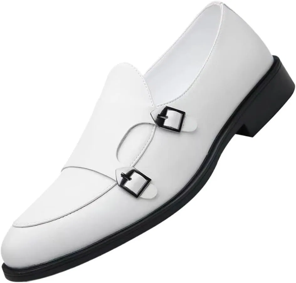 Лоферы кожаные белые, Loafers White DHFIRUFSHLO