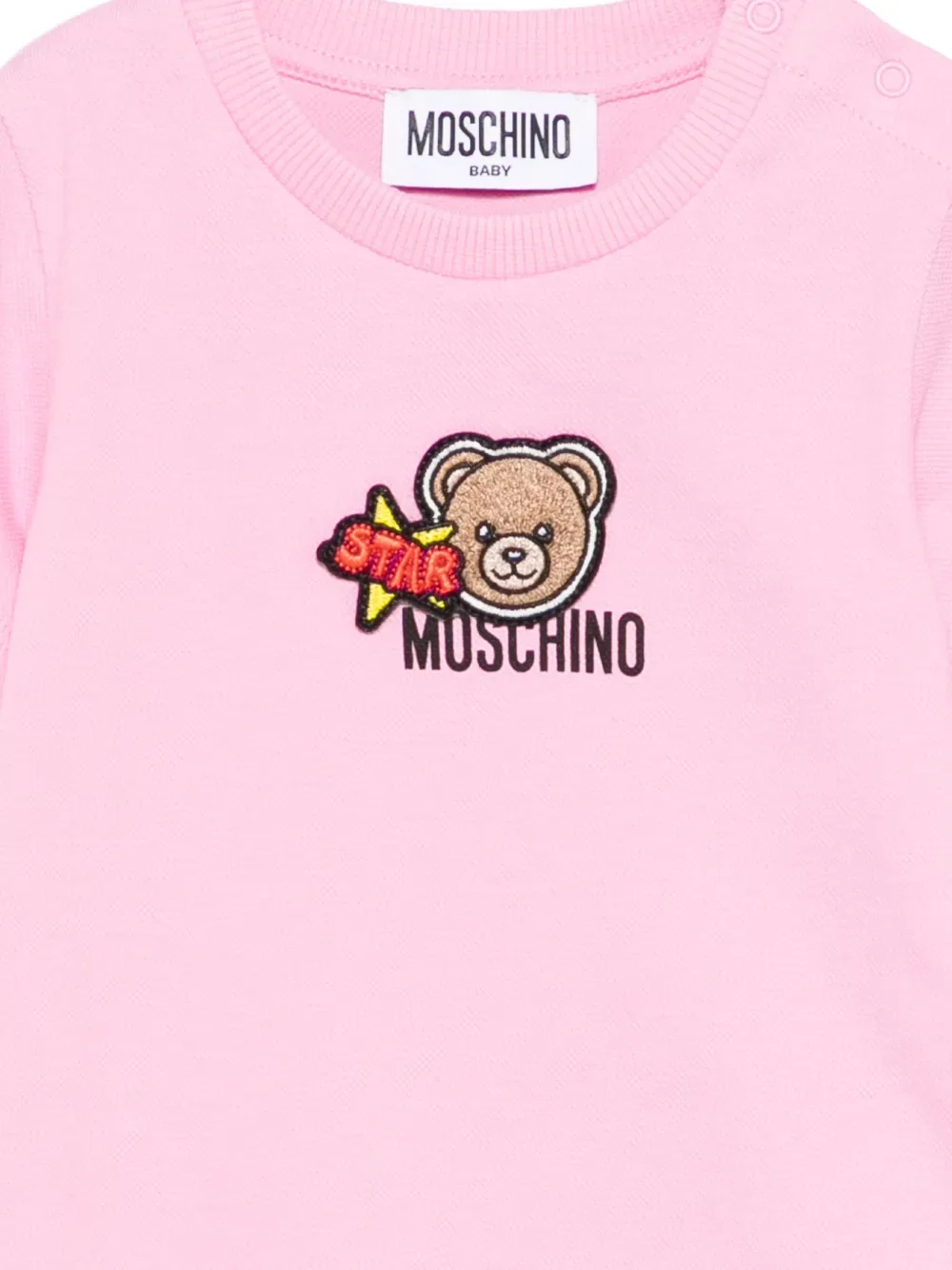 Шорты с логотипом Teddy Moschino Kids, розовый — фото 3