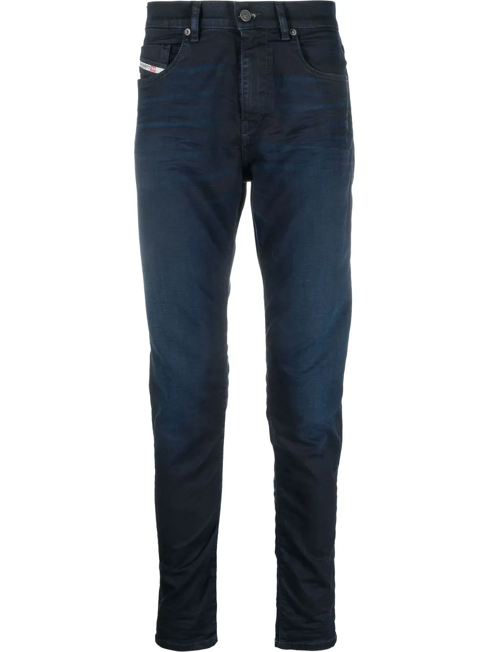

Узкие джинсы D-Strukt JoggJeans DIESEL, синий