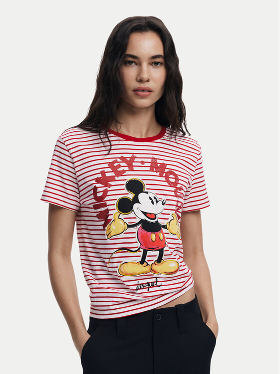

Футболка обычного кроя Mickey 25SWTKAI Desigual, красный
