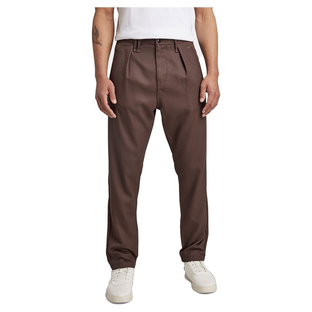 

Брюки G-Star Drawstring Tapered Fit Chino, коричневый