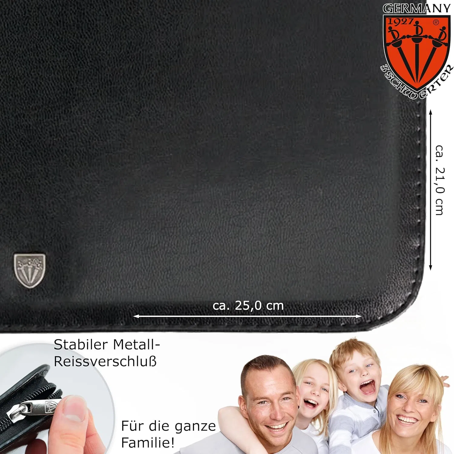 Мега-маникюрный набор DREI SCHWERTER «Varese», 23 предмета ‎Drei Schwerter, Faux Leather - Black — фото 4