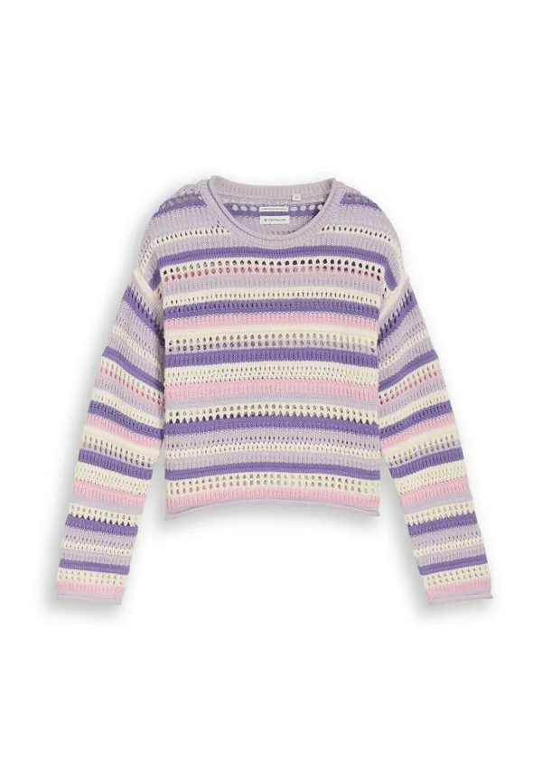 Джемпер Tom Tailor, Lilac Pink Multicolor Stripe