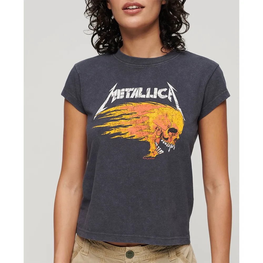 

Футболка Superdry Metallica Cap Band, черный