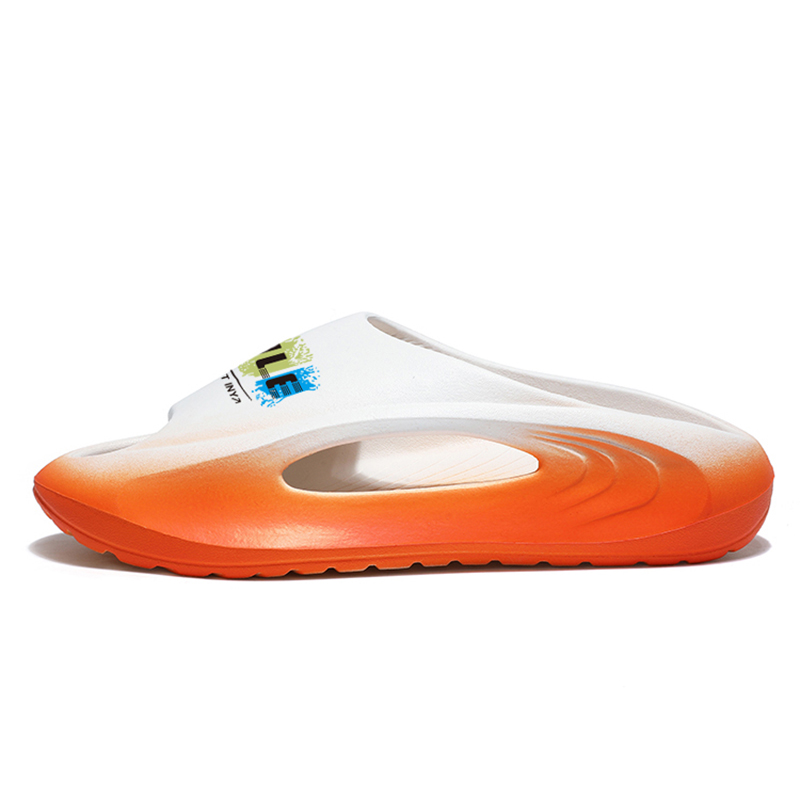 

CariteSport ЭВА тихие нескользящие антибактериальные износостойкие быстросохнущие амортизирующие шлепанцы унисекс бело-голубые, цвет White Blue