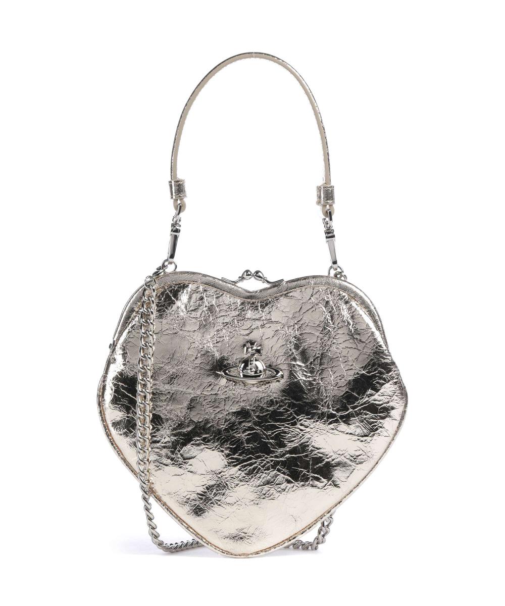 

Сумка через плечо Belle из мятой металлической кожи Vivienne Westwood, золотой