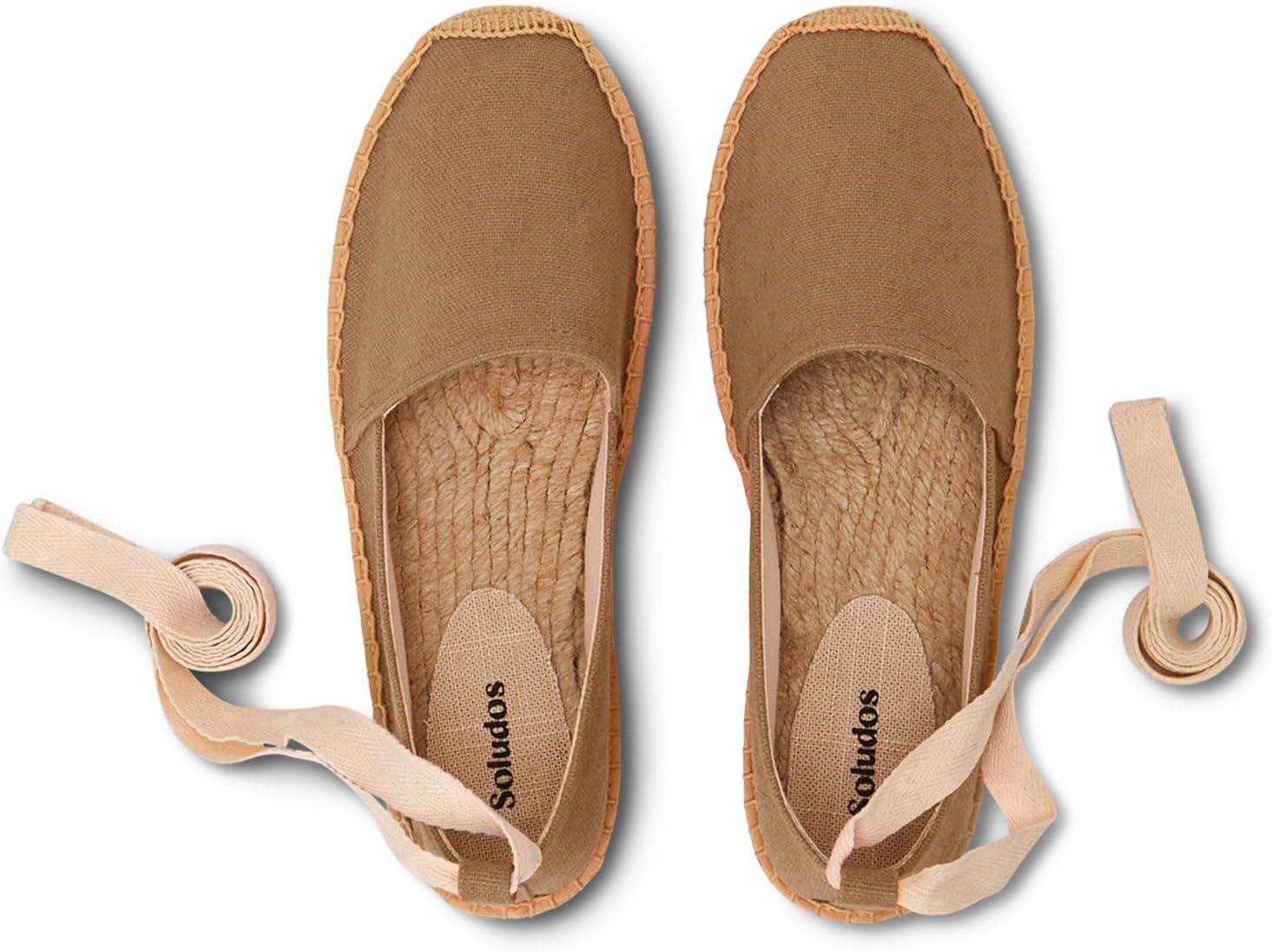 Лоферы Soludos Original Lace-Up Espadrille, цвет Café Taupe 1 — фото 2