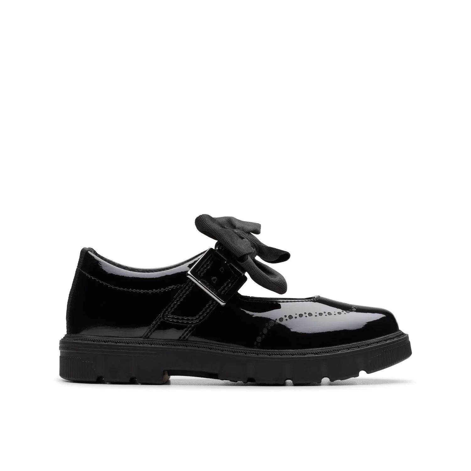 Туфли Mary Jane с регулируемой застежкой Clarks, черный